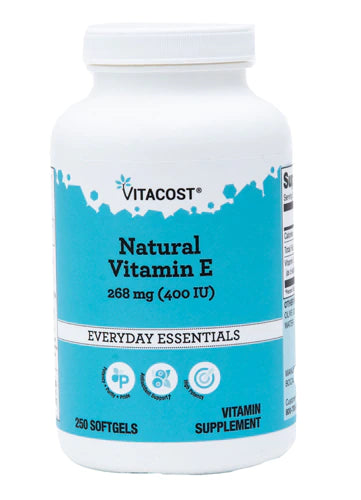 Vitamina E natural - 268 mg (400 UI) - 250 cápsulas blandas