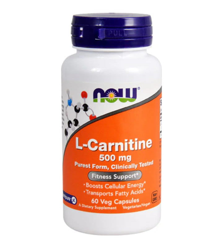 L-Carnitina - 500 mg - 60 cápsulas vegetales