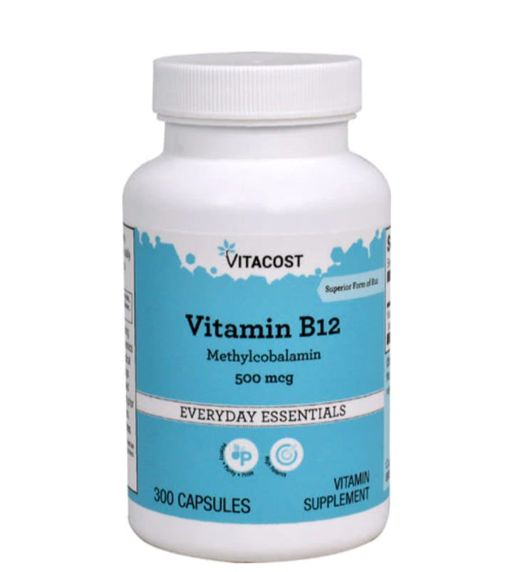 Vitamina B-12 Metilcobalamina - 500 mcg - 300 Cápsulas