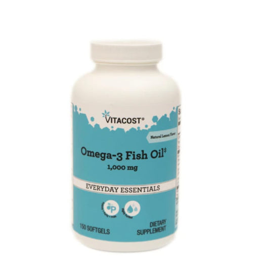 Aceite de pescado Omega-3 ‡ Limón -- 1000 mg - 150 cápsulas blandas