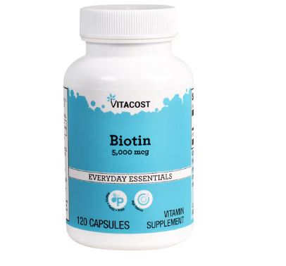 Biotina - 5000 mcg - 120 Cápsulas